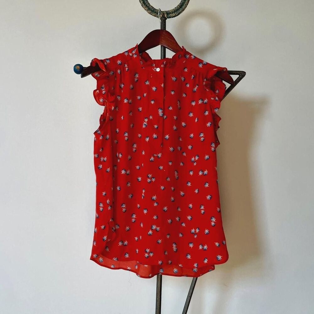Loft Women's Red Blouse